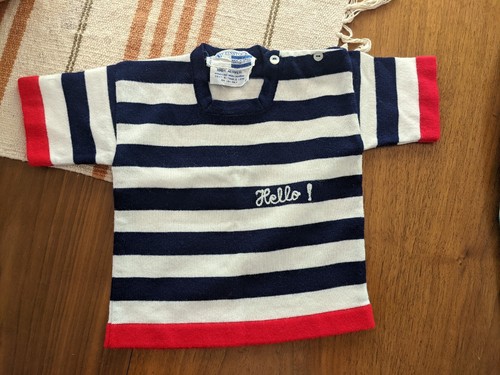 Camicia vintage blu bianca - , a