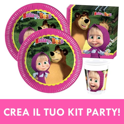 Kit festa compleanno masha - kit,