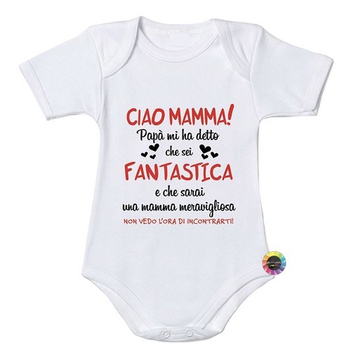 Body neonato cotone - body,